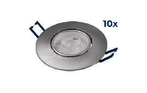 LED-Einbauleuchte McShine EL-313C 4,5W, 450lm, CCT 3000-4000-6000K, 10er-Pack