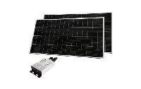 Solar-Set McShine, 2x 300W Solarmodul, 1x 600W Wechselrichter
