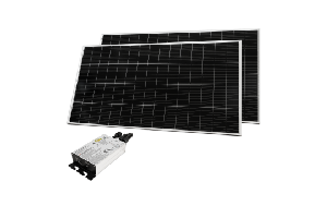 Solar-Set McShine, 2x 300W Solarmodul, 1x 600W Wechselrichter