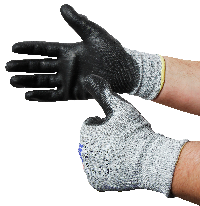 Schnittschutzhandschuhe, Größe 9/L, grau, HPPE-Trägermaterial