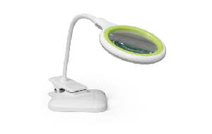 Lupenleuchte McShine LL-52, 36 LEDs, Tisch- und Klemmleuchte, dimmbar, Kunststoff