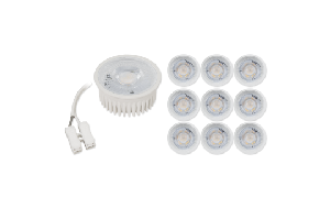 LED-Modul McShine ''MCOB'' 5W, 400Lm, 230V, 50x25mm, warmweiß, 3000K, 10er-Pack