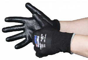 Montage-Feinstrickhandschuhe, Schnittschutz, Nitril-Beschichtung, Größe XXL