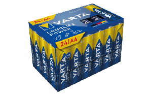 Mignon-Batterie VARTA Longlife Power, 1,5V, Typ AA/LR6, 24er-Pack