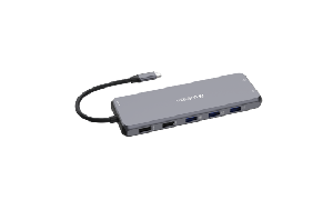 USB-C Pro 8-Port Multiport-Hub CMH-13, Verbatim, USB 3.1-C Kabel