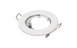 Einbaurahmen McShine ER-80 weiß, Ø80mm, starr
