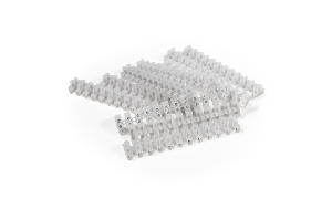 Lüsterklemme McPower, 12 Klemmen, 6,0mm², 10A, transparent, 10er-Pack