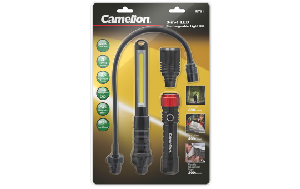 3-in-1 wiederaufladbares Aluminium-Licht-Sortiment CAMELION