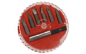 Bitsatz, 7 teilig, mit Box