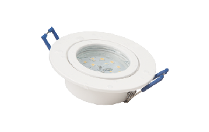 LED-Einbauleuchte McShine Flatty Ø83mm, 5W, 400lm, neutralweiß, IP44