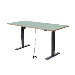 Schreibtisch Imstande, task-b + Tischplatte Aquavert 140x80cm