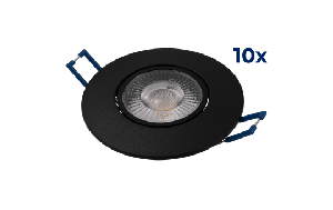LED-Einbauleuchte McShine EL-313C 4,5W, 450lm, CCT 3000-4000-6000K, 10er-Pack