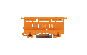 Befestigungsadapter WAGO, 4mm², Schraubmontage, orange