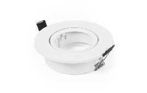 Einbaurahmen McShine DL-475 rund, Ø90mm, schwenkbar, weiß