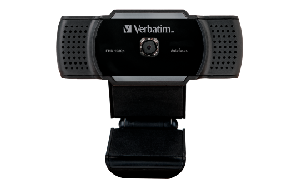 Webcam Verbatim AWC-01- Full-HD 1080p, schwarz, 2560x1440, 30 FPS, USB