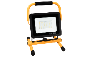 LED Baustrahler McShine LEB-50 V2, 4500lm, 50W, IP44, 4000K, neutralweiß, Aluminium