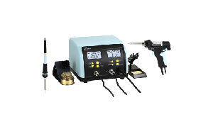 Lötcenter McPower &quot;Digital 940&quot;, 60W-Lötkolben, 90W-Löt- &amp; Entlötpistole