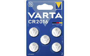 Lithium-Knopfzelle VARTA Electronics CR2016, 3V, 5er-Pack