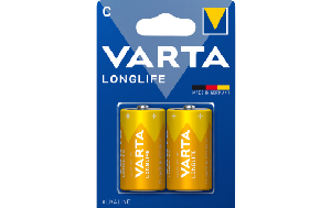 Baby-Batterie VARTA &quot;LONGLIFE&quot; Alkaline, 1,5 V, Typ C, 2er-Blister