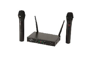 UHF-Funkmikrofon-Set PARTY 200UHF-MKII bis zu 50m Reichweite, 2-Kanal