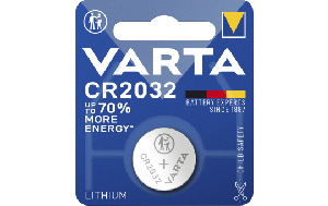 Lithium-Knopfzelle VARTA &quot;Electronics&quot; CR 2032, 230mAh, 3V, 1er-Blister