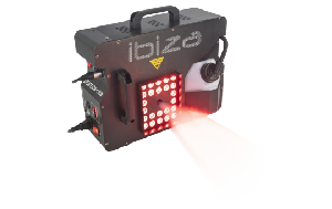Nebelmaschine IBIZA ''ERUPTION-1500'', vertikal/horizontal, 1500W, RGB-Beleuchtung