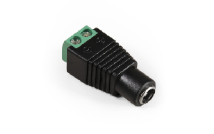 Adapter McPower, DC-Kupplung 5,5x2,1mm und Lüsterklemme, Metall