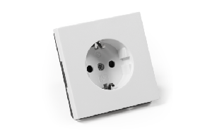Schutzkontakt-Steckdose McPower Shallow 250V~/16A, UP, Steckanschluss, weiß
