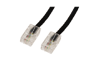 ISDN-Anschlusskabel, 8P4C-8P4C, 1:1, 2x RJ45-Stecker, 3m