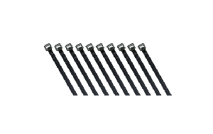 Kabelbinder McPower, schwarz, 370x3,6mm, 100er-Pack, UV beständig
