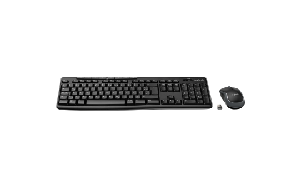 Tastatur/Maus-Set Logitech ''MK270'', 1000dpi, schwarz, kabellos