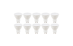 LED-Strahler McShine ''MS-60-10'' GU10, 6W, 510lm, 4000K, neutralweiß, 10er-Pack