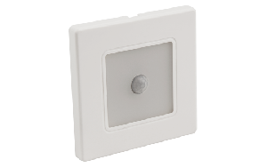 LED-Wand-Einbauleuchte McShine LWE-86WB 2W, 150lm, warmweiß, weißer Rahmen