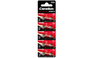 Knopfzelle CAMELION, AG3, 1,5V, Alkaline, 10er-Blister