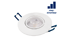 LED-Einbauleuchte McShine EL-313D 4,5W, 450Lumen, 3000K, step-dimmbar