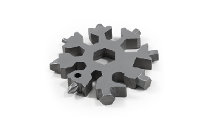 Universal-Tool McPower "Schneeflocke" 18-in-1 Flaschenöffner, Schraubendreher