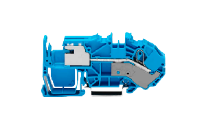 1-Leiter-N-Trennklemme WAGO, 16mm², Push-in CAGE CLAMP®, blau