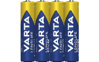 Micro-Batterie VARTA ''Longlife Power'' Alkaline, Typ AAA, LR03, 1,5V, 4er Pack