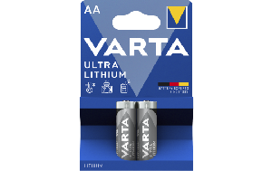 Mignon-Batterie VARTA ''Professional'', Lithium, Typ AA/FR06, 2er-Blister