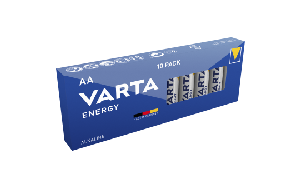 Mignon-Batterie VARTA ''Energy'' Alkaline, Typ AA, LR06, 1,5V, 10er Pack