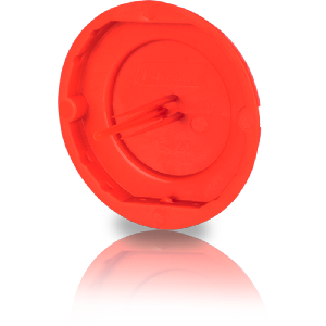Signaldeckel, für Unterputz-Dosen mit Schraubabstand 60mm, rot