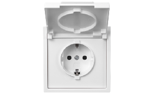 Schutzkontakt-Steckdose McPower Shallow 250V/16A, UP, IP44, Steckanschluss