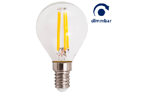 LED Filament Tropfenlampe McShine Filed E14, 6W, 600lm, warmweiß, dimmbar