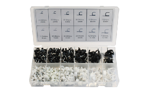 Kabelschellen-Set, 390-tlg.