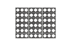 Rahmen McPower ''Flair'', 3-fach, anthrazit, 18er-Pack