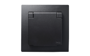 Schutzkontakt-Steckdose McPower &#039;&#039;Flair&#039;&#039; 250V/16A, UP, IP44, Steckanschluss