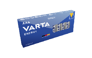 Micro-Batterie VARTA ''Energy'' Alkaline, Typ AAA, LR06, 1,5V, 10er Pack