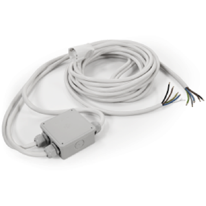 Küchenanschlussbox Powersplitter, 2/5/5m, vorverkabelt, reinweiß