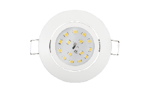 LED Einbauleuchte McShine ''Slim'' 82x28mm, 5W, 400lm, 3000K, weiß