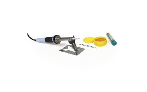 Lötset McPower LS-220 30W-Lötkolben, Ständer, Lötzinn, Lötspitze und Lötfett